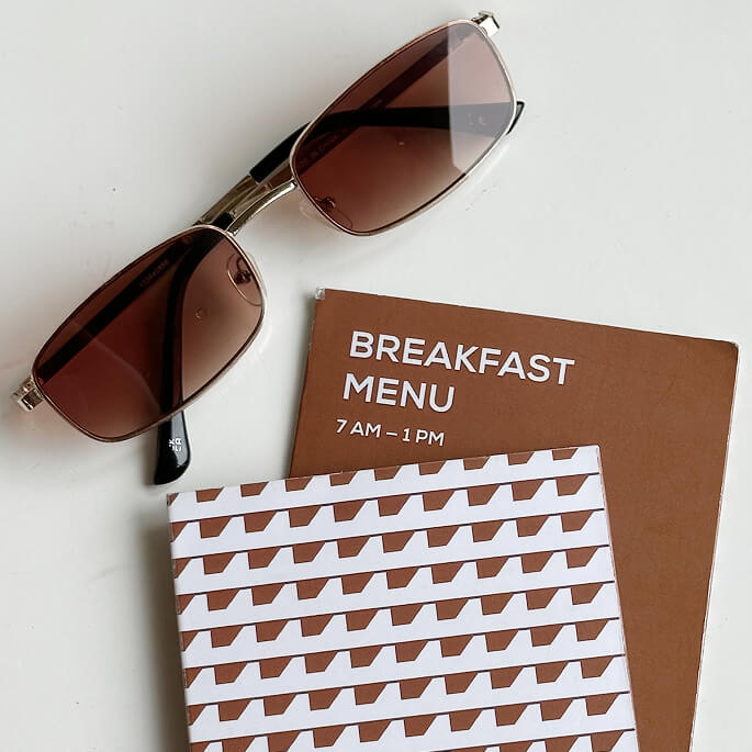 ASAI Cafe vintage menu
