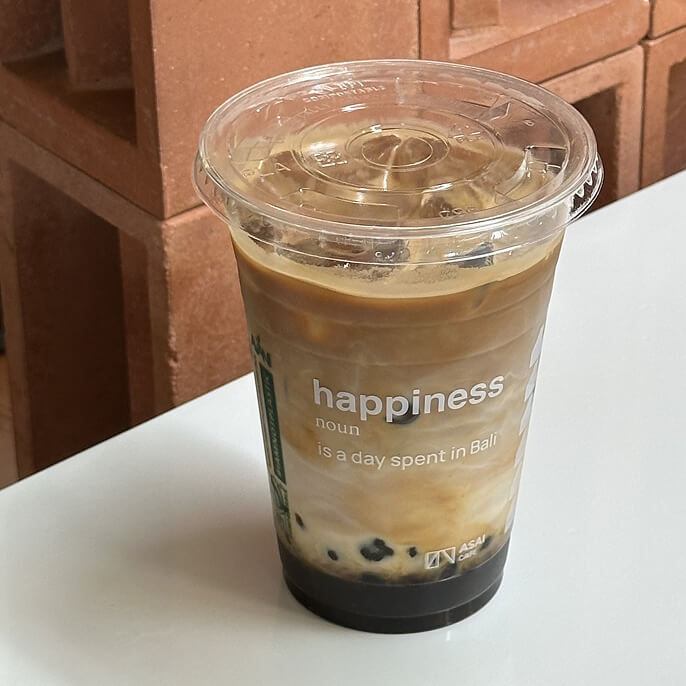ASAI Cafe transparent cup