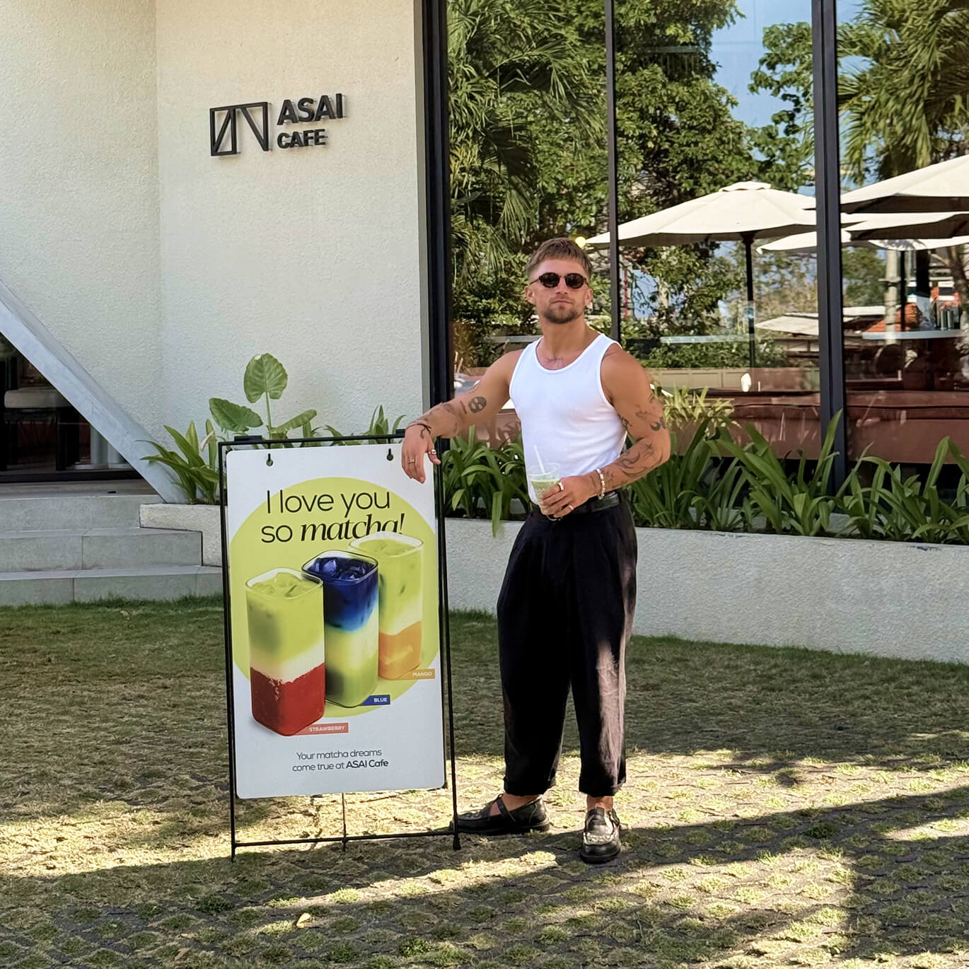 ASAI Cafe matcha promotion