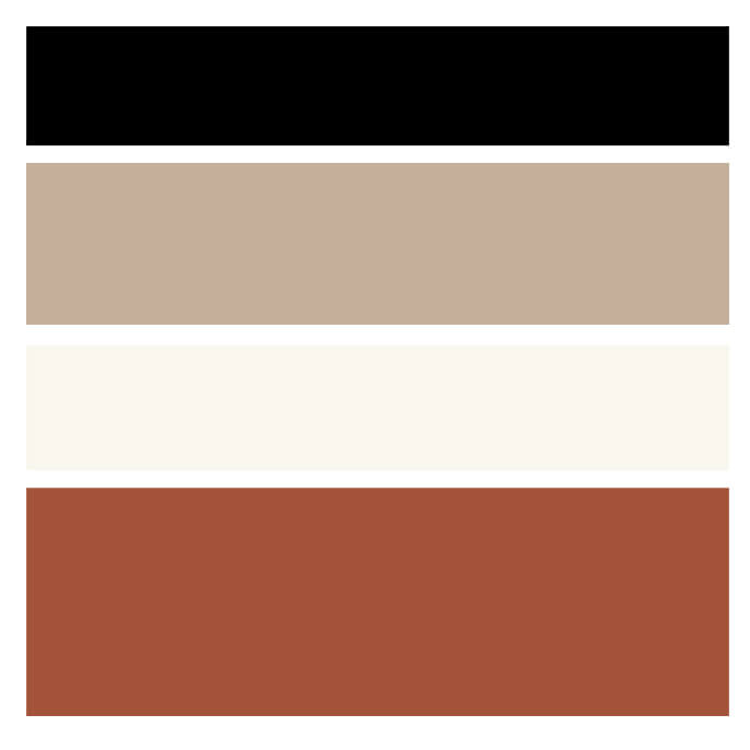 ASAI Cafe color palette