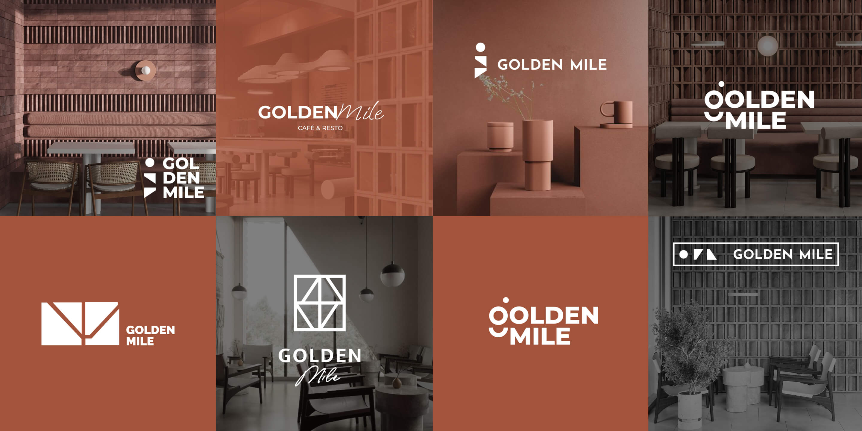ASAI Cafe logo versions
