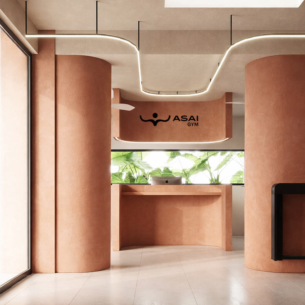 ASAI Gym logo detail