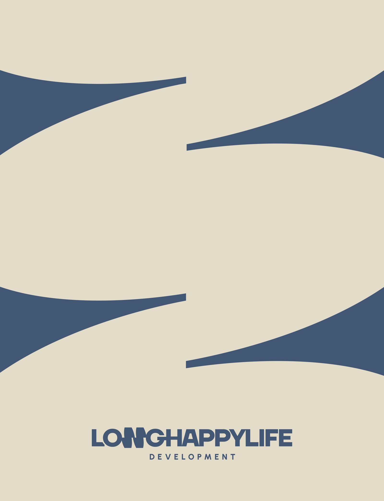 Long Happy Life sales folder, pattern side