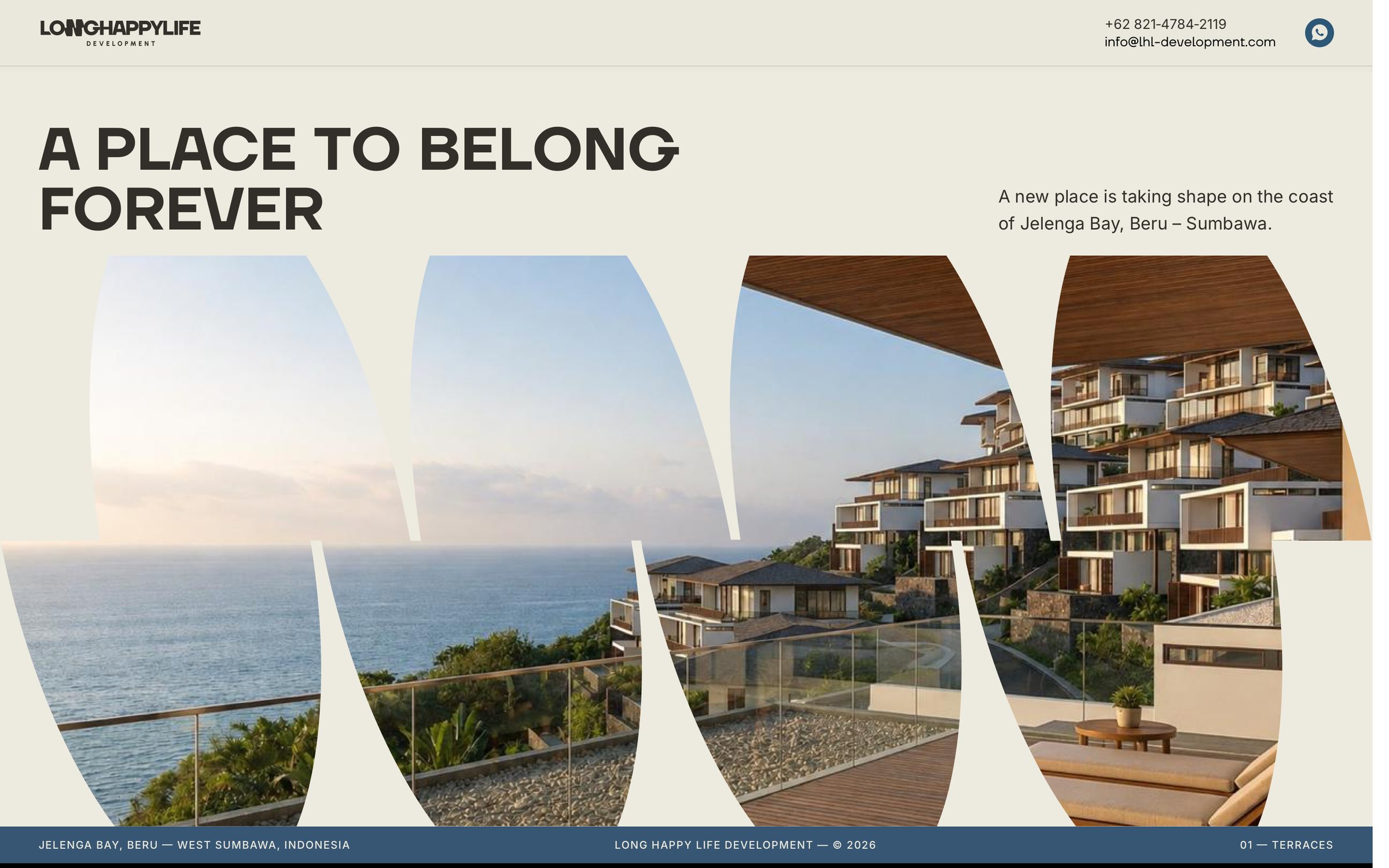 Long Happy Life website on desktop