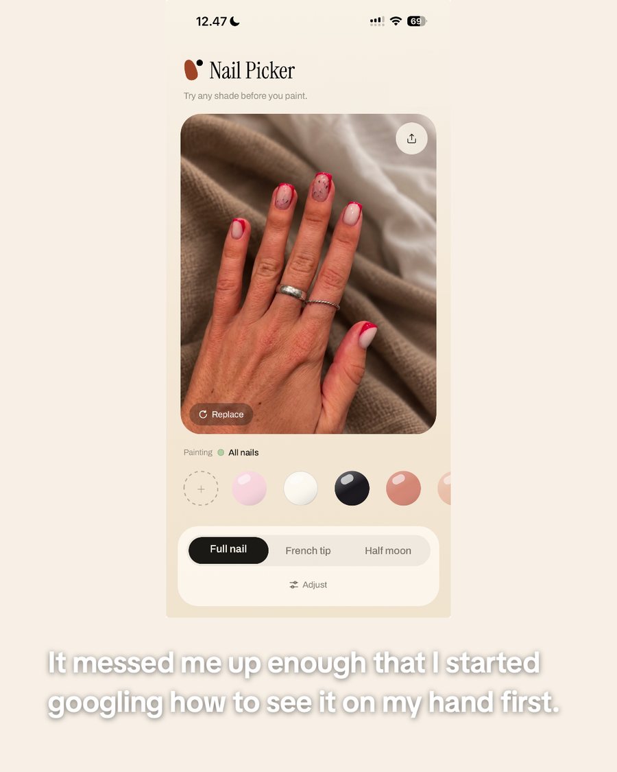 Nail Picker launch carousel, slide 4