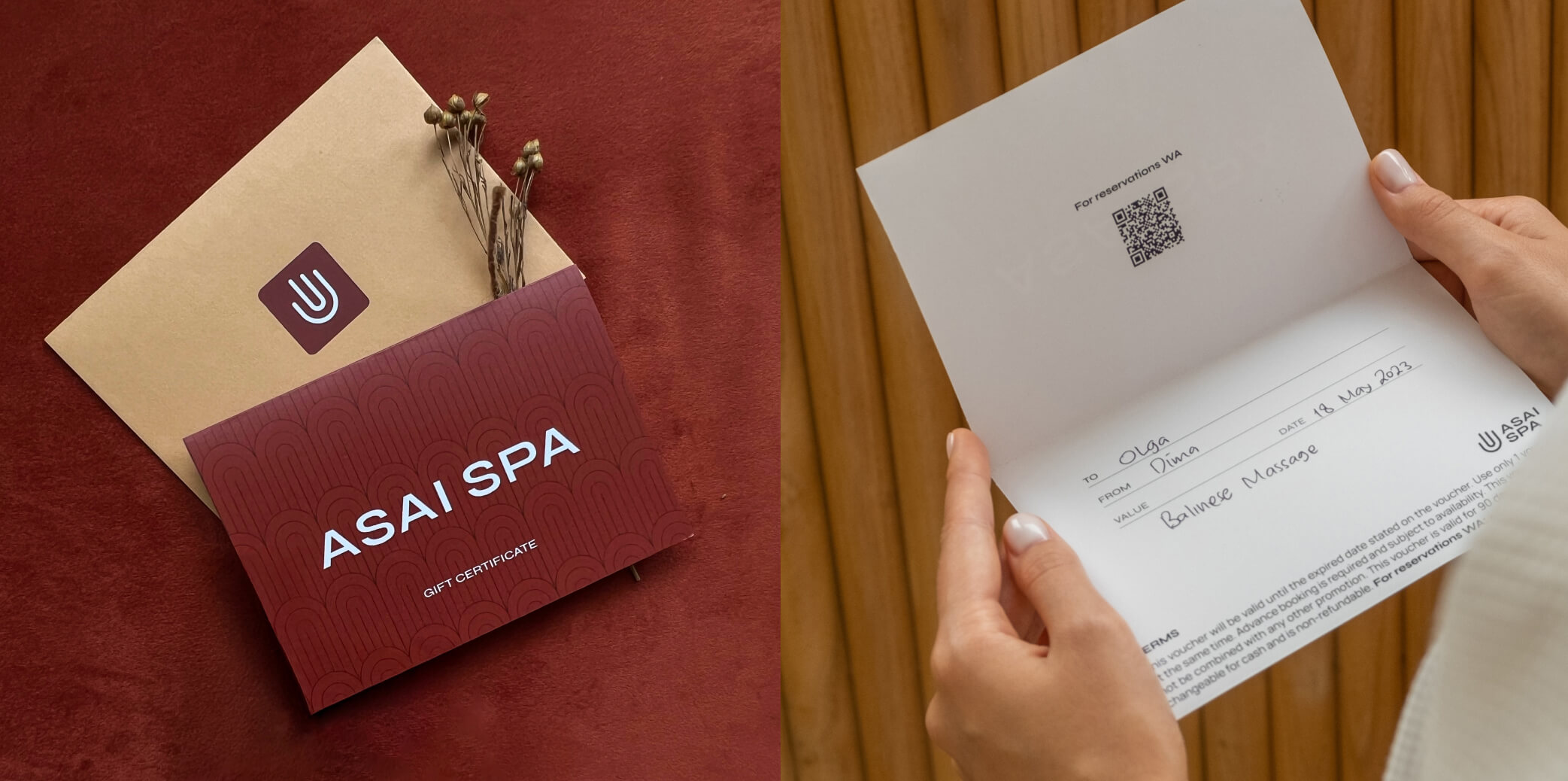 ASAI Spa gift card