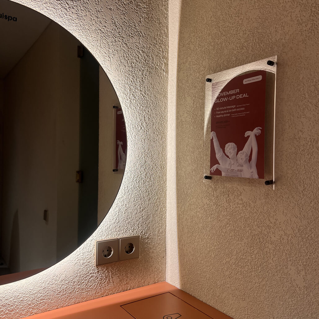 ASAI Spa locker room poster
