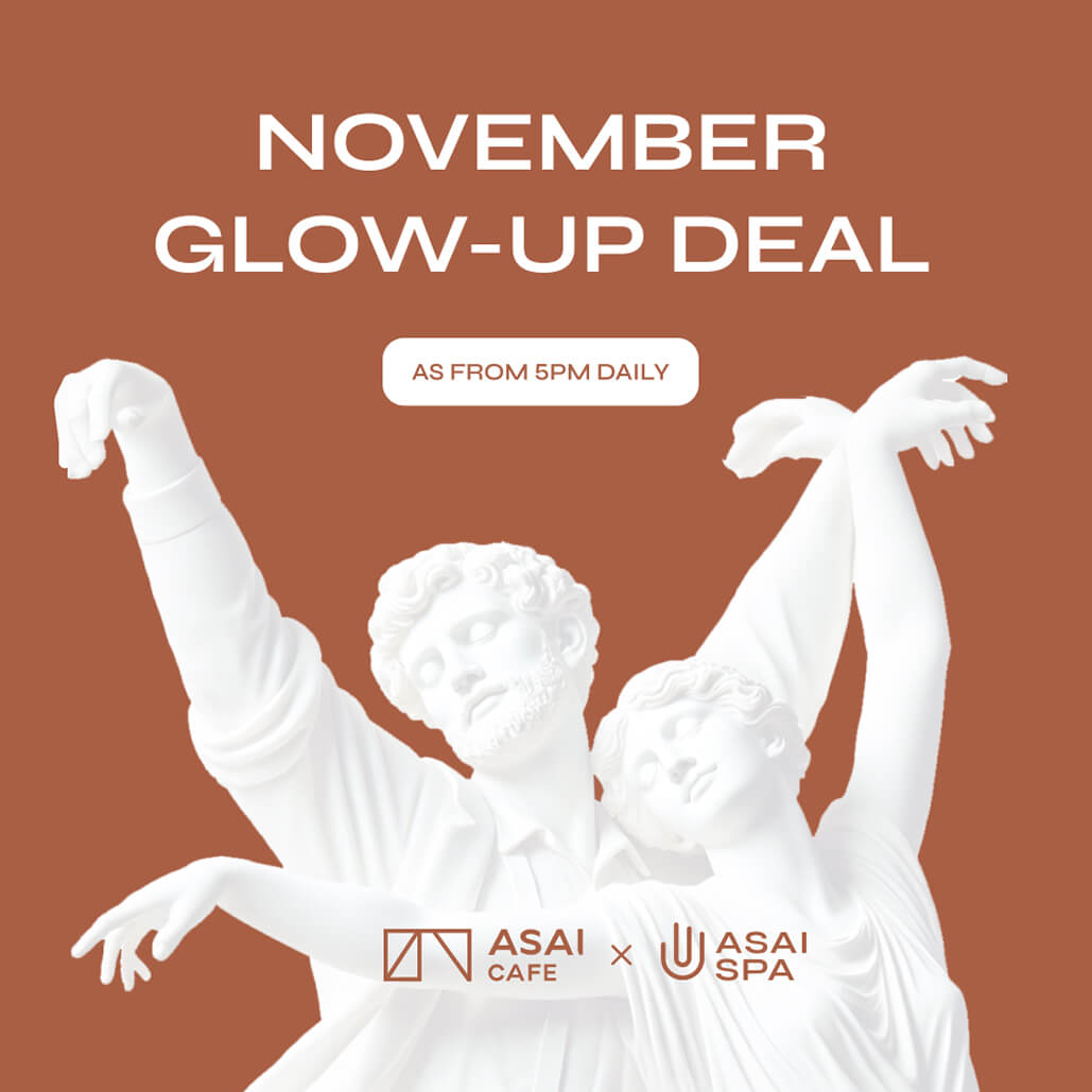 ASAI Spa November glow up campaign